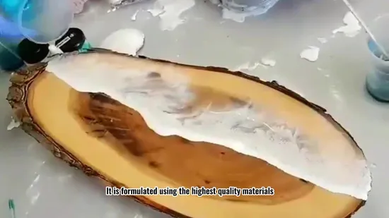 서핑 보드 표면 코팅을 위한 직접 공장 도매 두 부분 ab 접착제 맑은 에폭시 수지