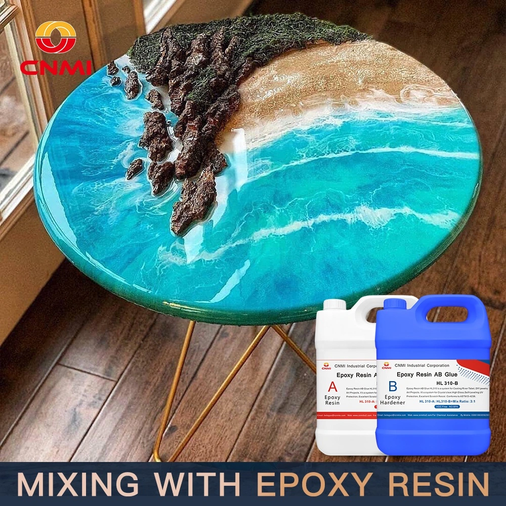 CNMI River Table Resin Adopts Natural Defoaming Epoxy Resin Adhesive