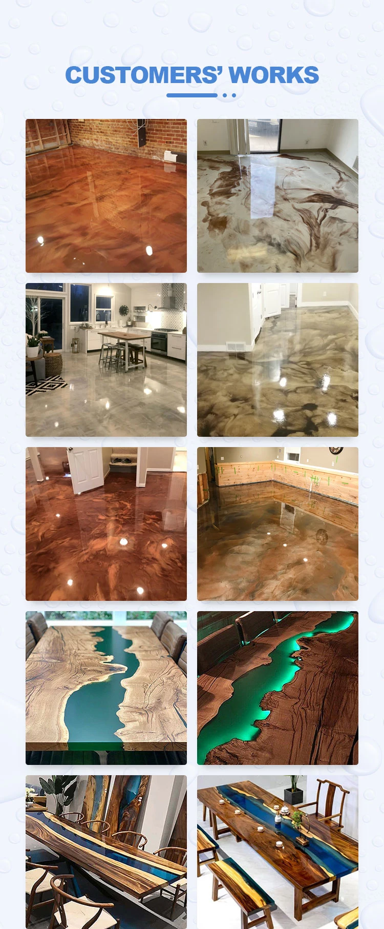 Epoxy Resin and Hardener for Floor Double Component Colorful Sealants Epoxic Resin