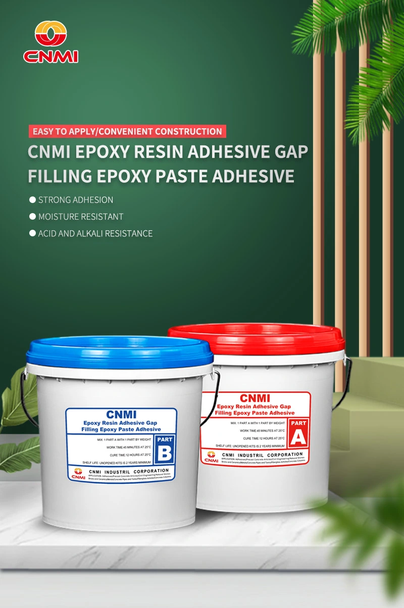 CNMI Standard Fast Curing Waterproof Structural Metal Curtain Wall Dry Hanging Ab Glue Epoxy Resin Adhesives